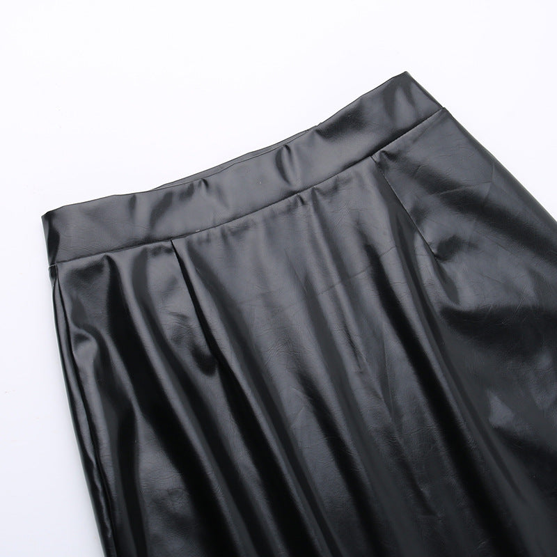 BamBam Plus Size Women Zipper Sexy High Waist Bodycon Skirt - BamBam