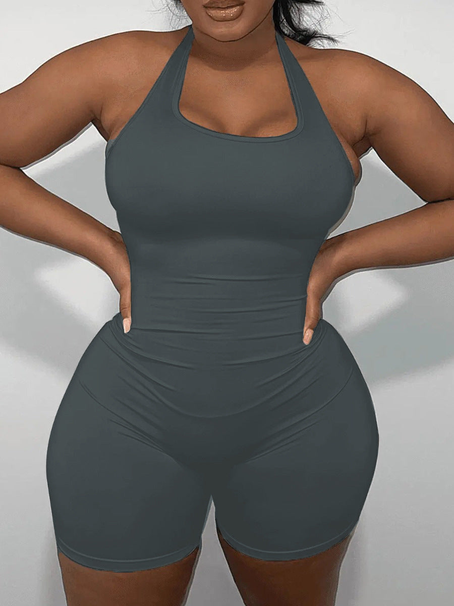 BamBam Women's Solid Tank Top Plus Size Bodysuit - BamBam Clothing
