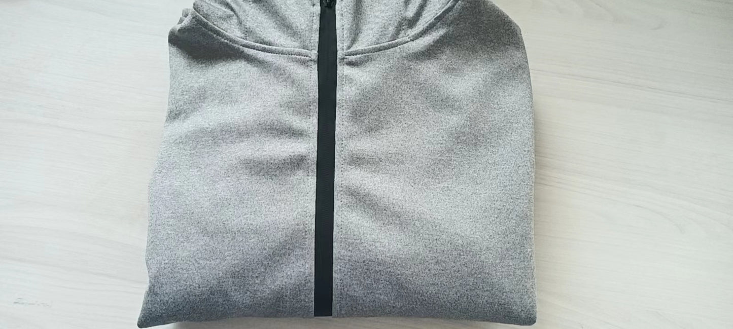 BamBam Trendy Zipper Hoodies Sweatpants Two Piece Set Men's Sports Tracksuit - BamBam