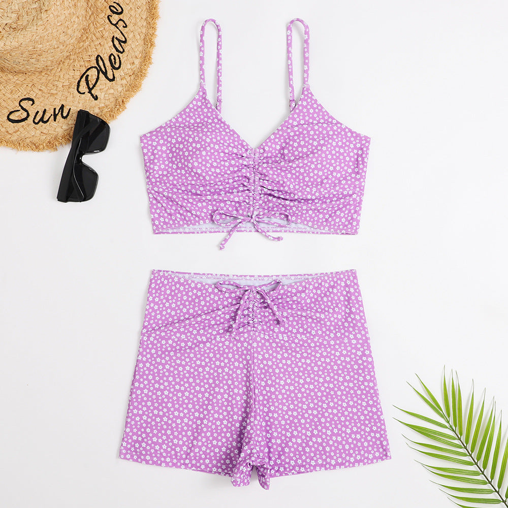 BamBam Women Star Print Two Pieces Swimwear - BamBam