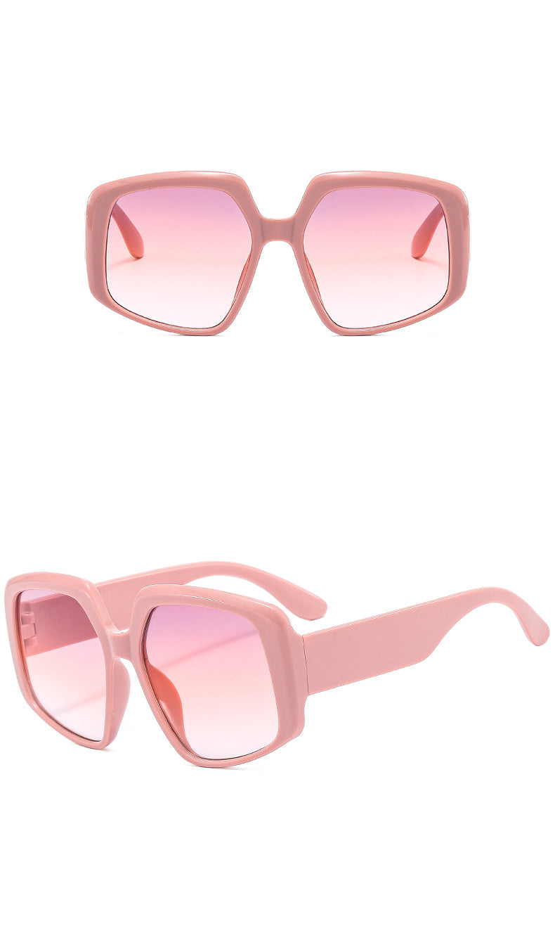 BamBam Irregular sunglasses fashion retro sunglasses ladies modern trendy sunglasses - BamBam