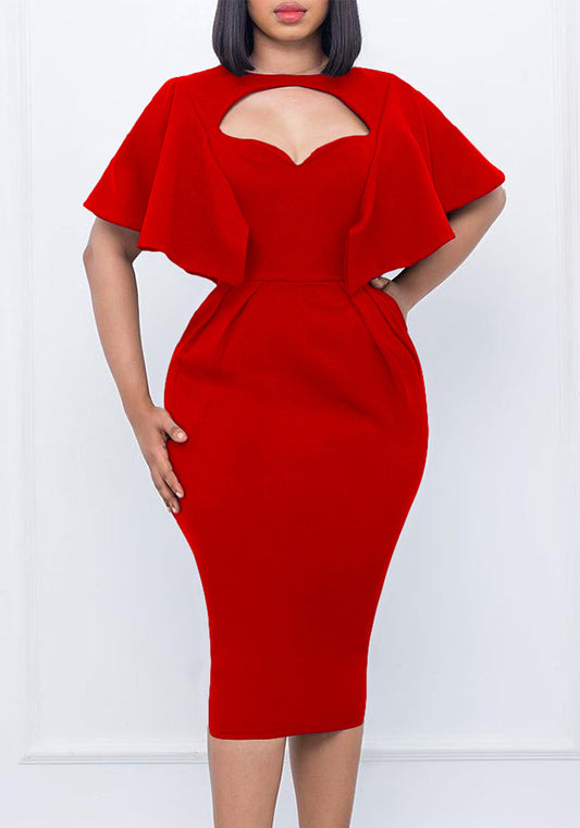 Chic Bodycon Professional Pencil Dress