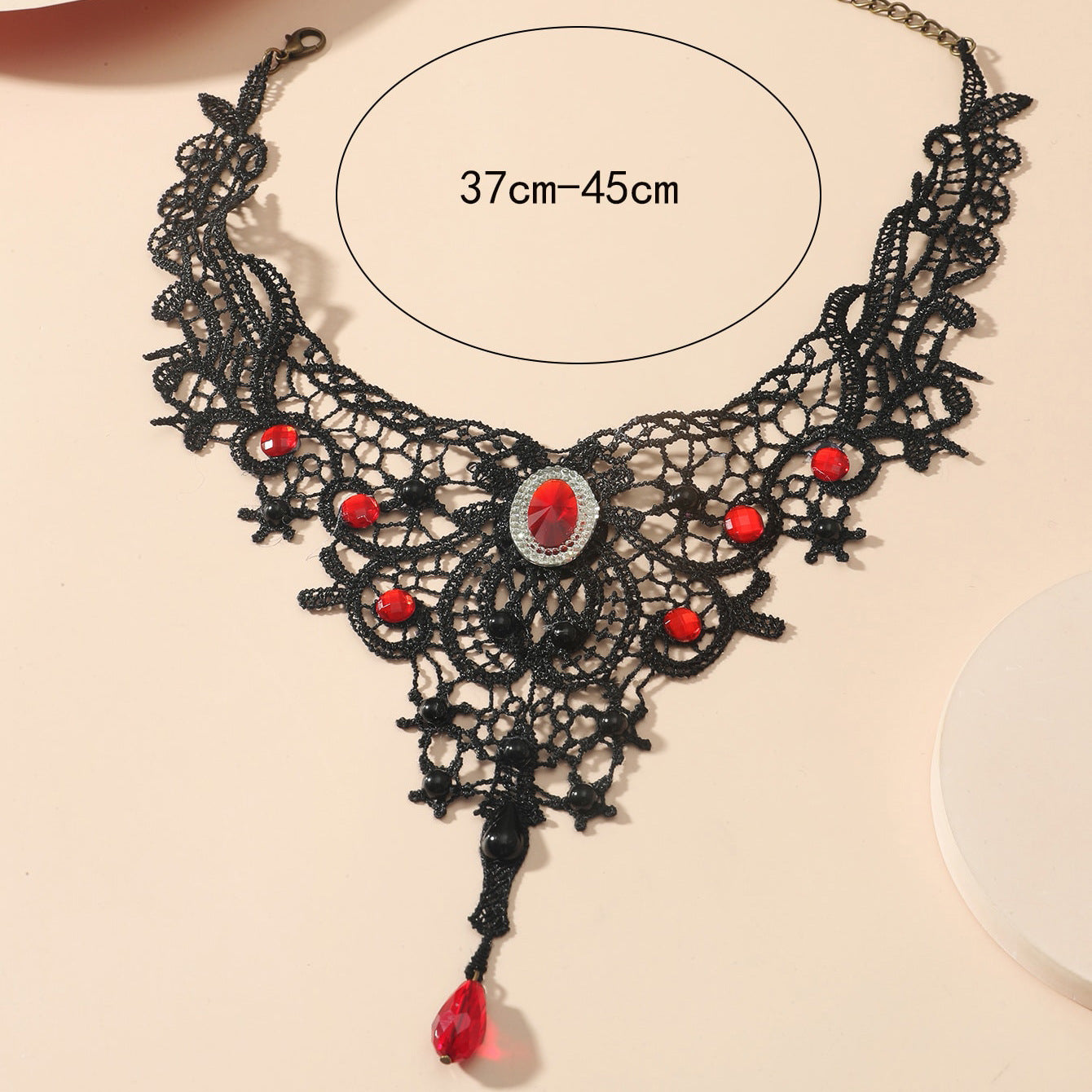 BamBam Accessories Style Gothic Collarbone Fashion Women's Necklace Lace Alloy Choker Bridal Accessories - BamBam