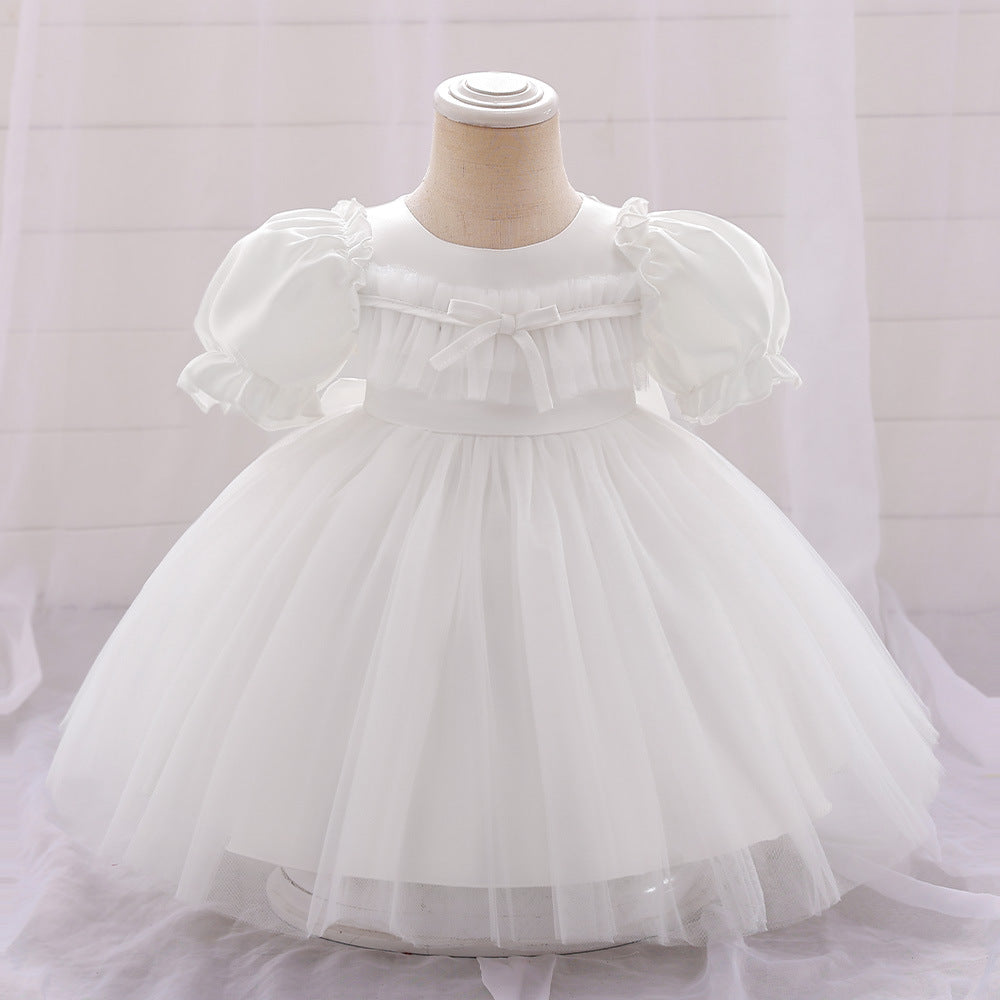 BamBam Girl Puff Sleeve Princess Dress - BamBam