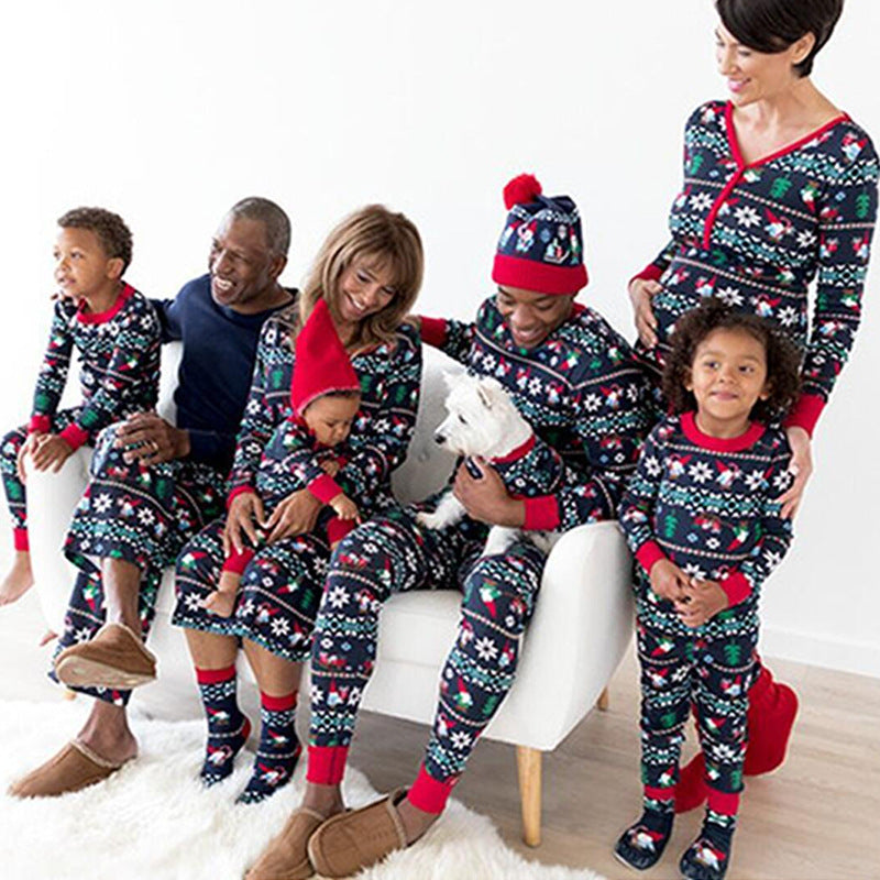 BamBam Christmas Family Wear Loungewear Pajama two-piece set - BamBam