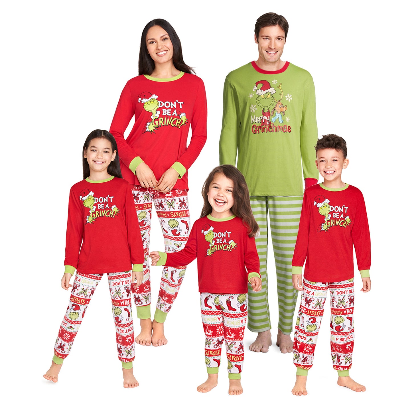 BamBam Parent-Child Autumn Clothing Family Cartoon Christmas Suit Trendy Pajamas - BamBam