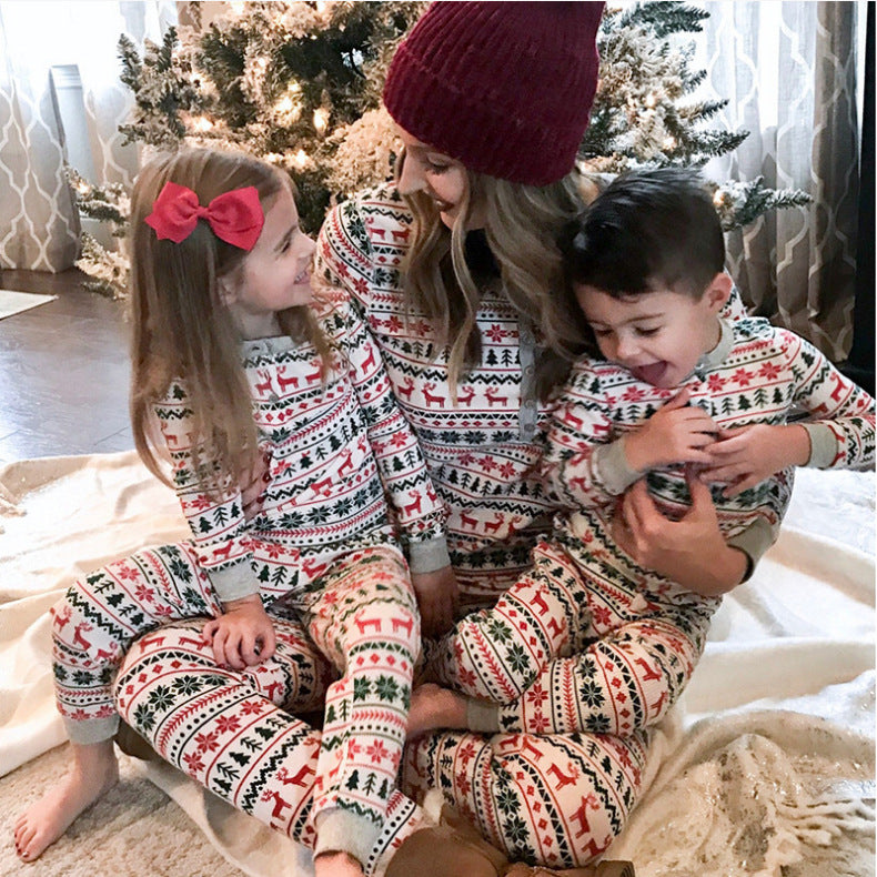 BamBam Christmas Family Wear Loungewear Pajama Two-piece Set - BamBam