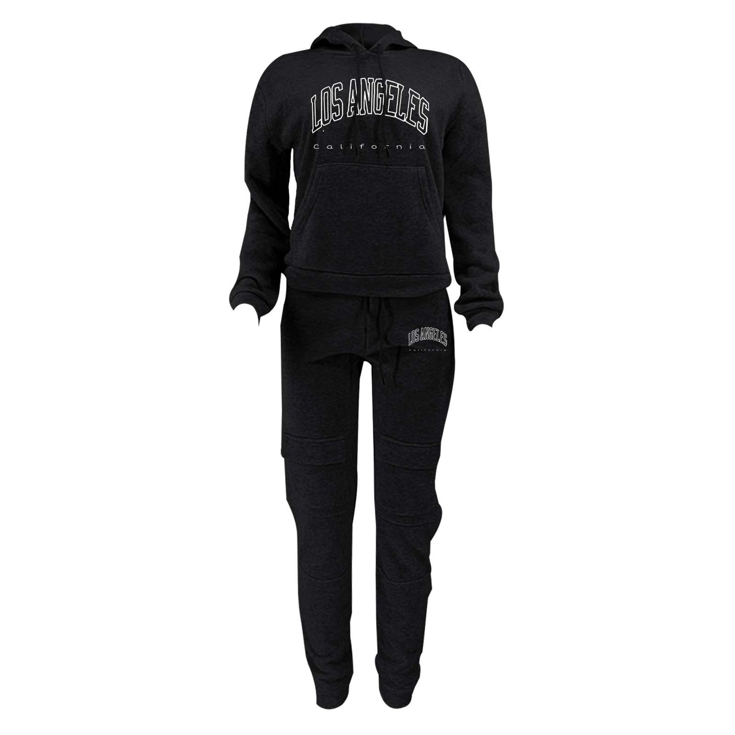 BamBam Women's Fashion Casual Hoodies Sweatpants Two Piece Sports Tracksuit - BamBam