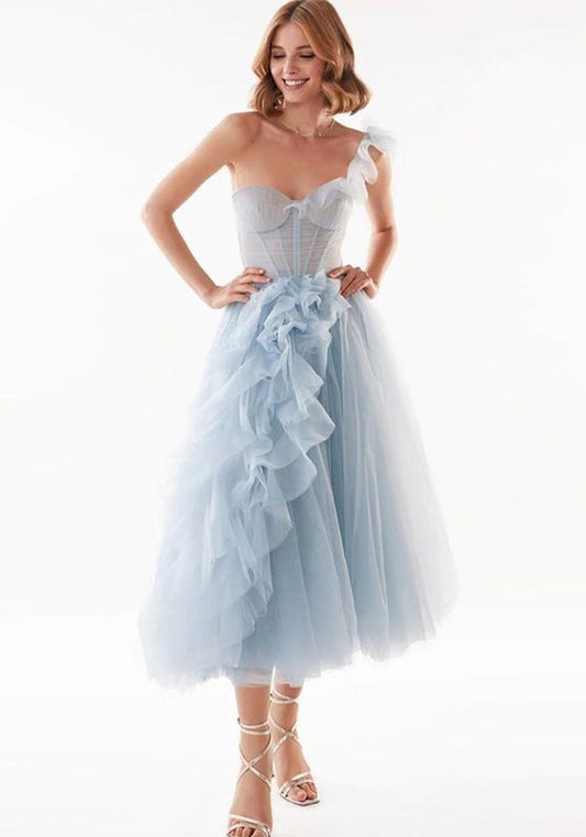 Women's Tailor Mesh Formal Party Princess Dress