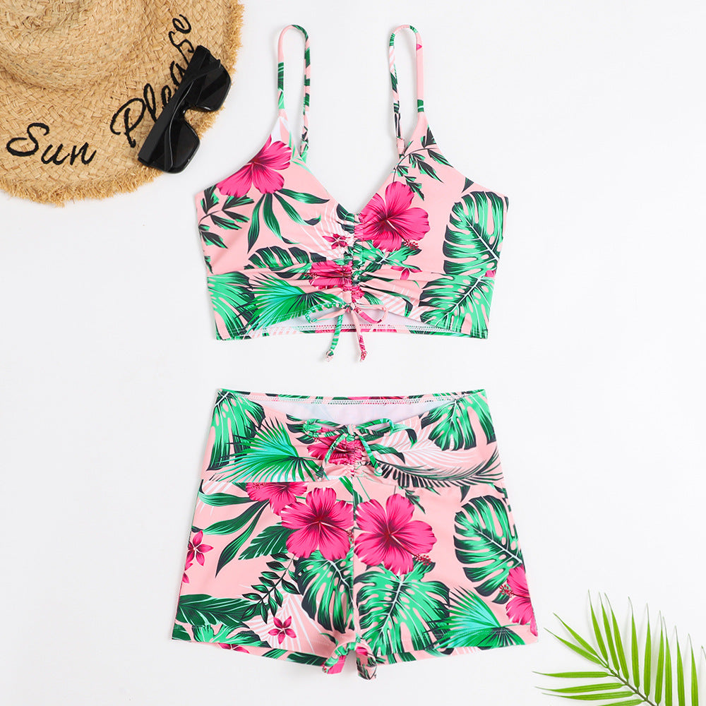 BamBam Women Star Print Two Pieces Swimwear - BamBam