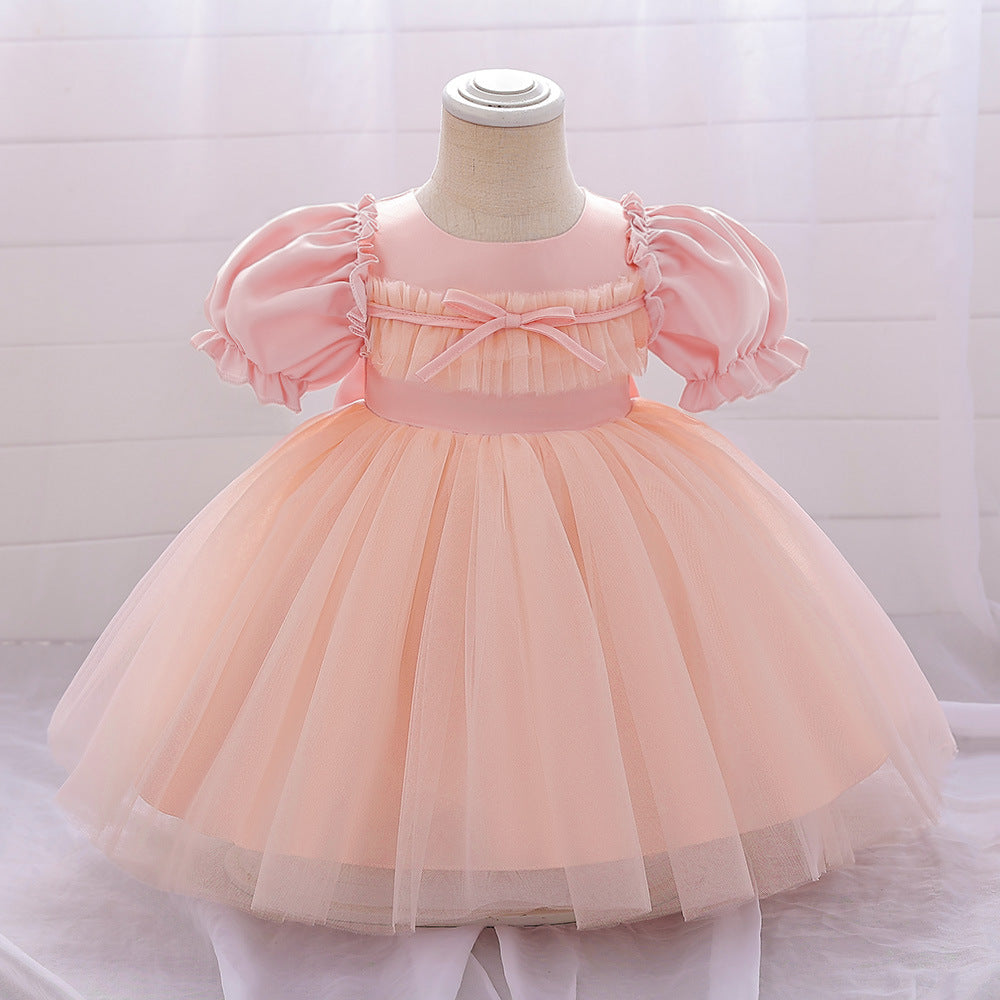 BamBam Girl Puff Sleeve Princess Dress - BamBam