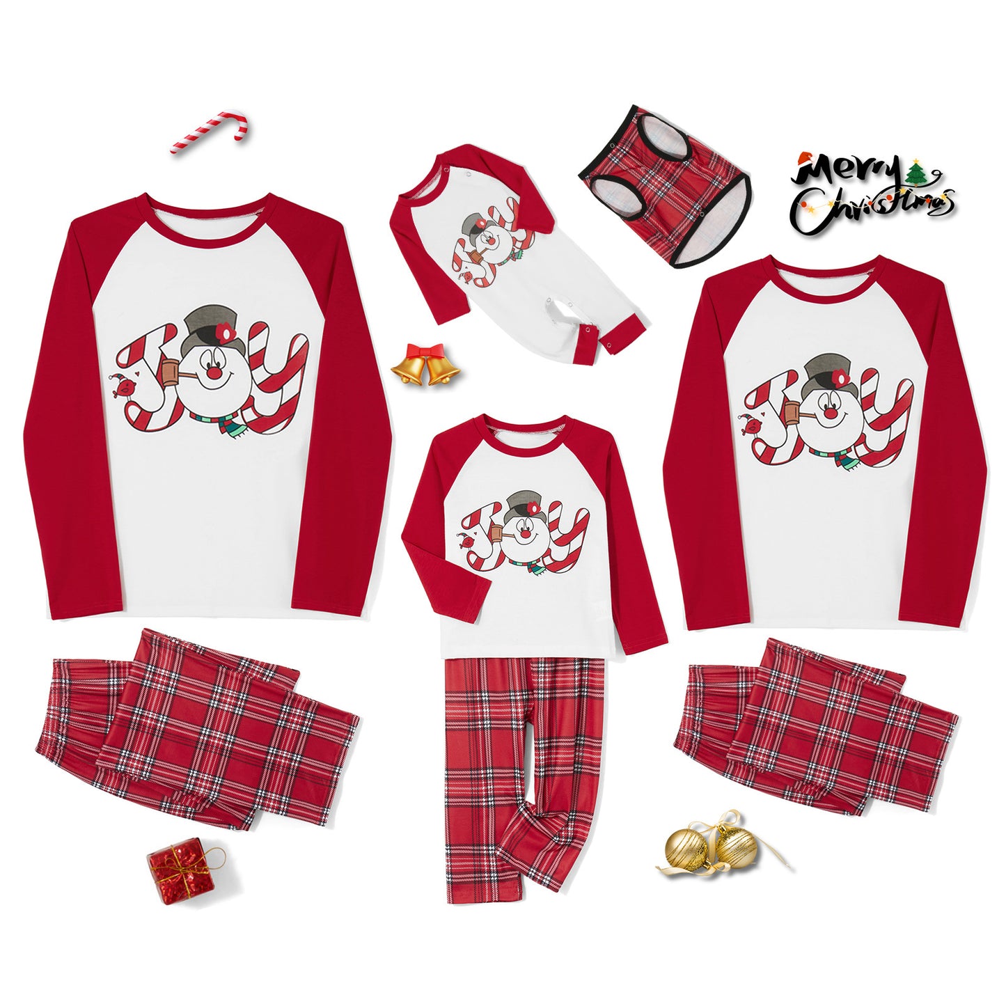 BamBam Christmas Family Wear Printed Loungewear Pajama Set - BamBam