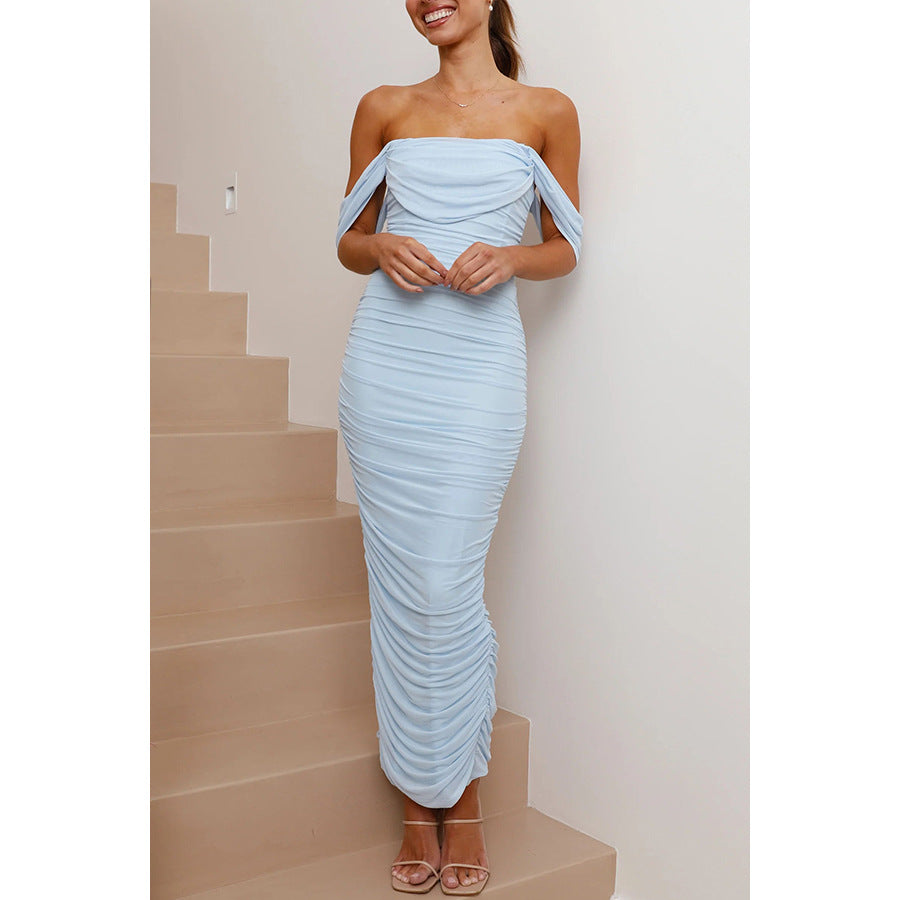 BamBam Off Shoulder Casual Fashion Party Dress - BamBam Clothing