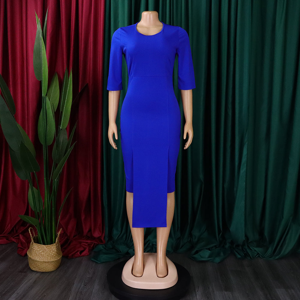 BamBam Ladies Fashion Chic Tonol Office Bodycon African Dress - BamBam