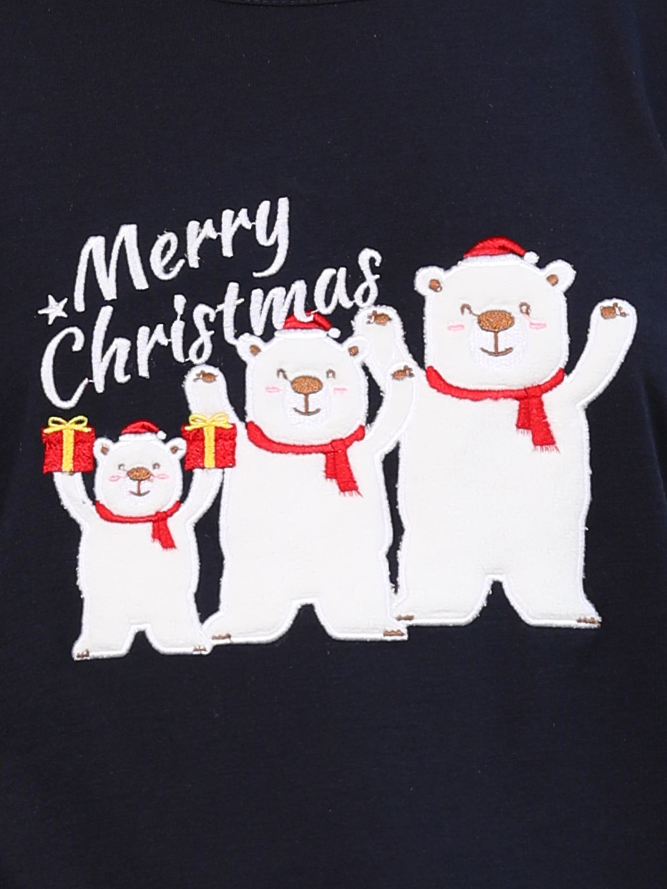 BamBam Christmas Family Wear Snowman Print Pajama Set - BamBam