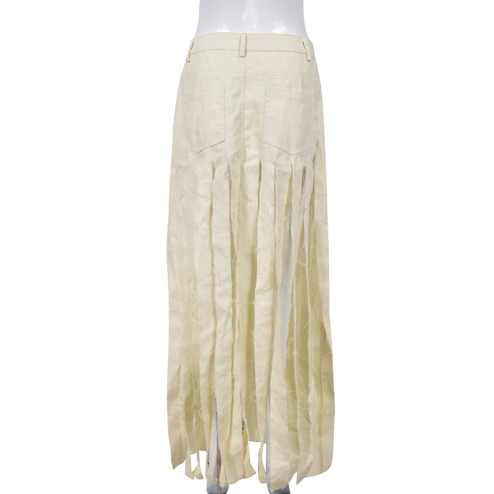 BamBam New Element Women's Fashion Style Hollow Tassel Skirt For Women - BamBam