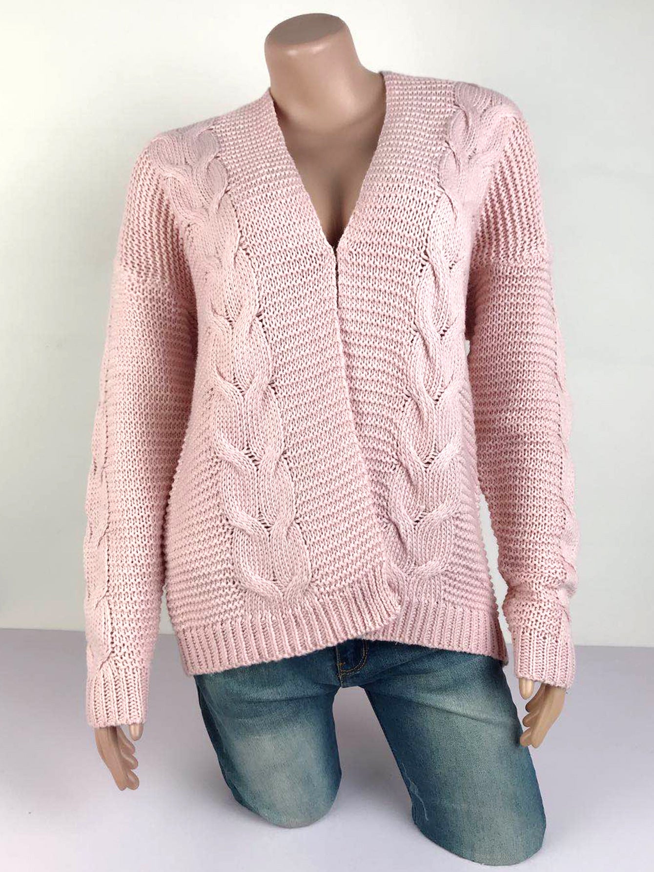 BamBam Autumn And Winter Sweaters Warm Knitting Cardigan Tops For Women - BamBam