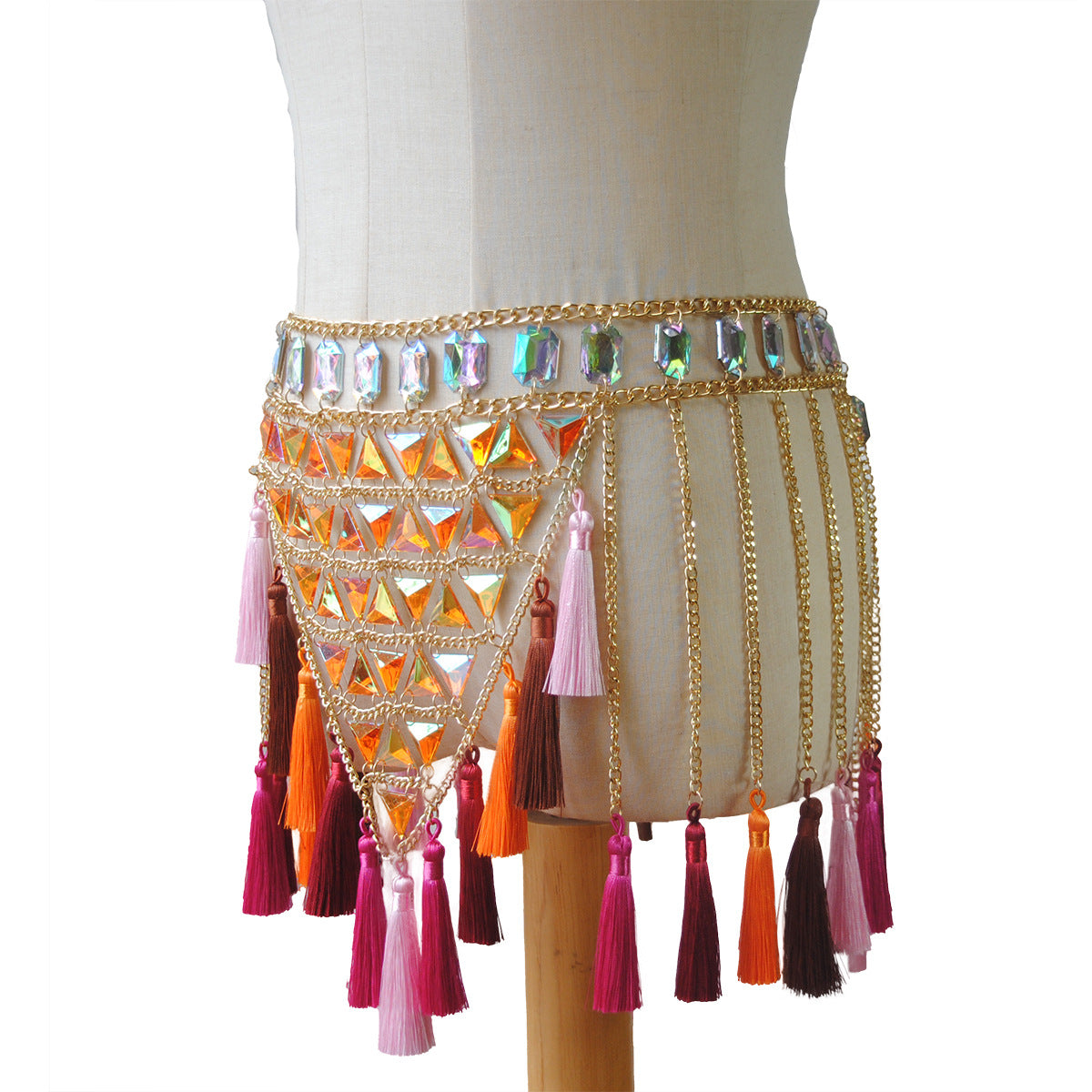 BamBam Summerbeach Tassel Belt Body Chain Jewelry - BamBam