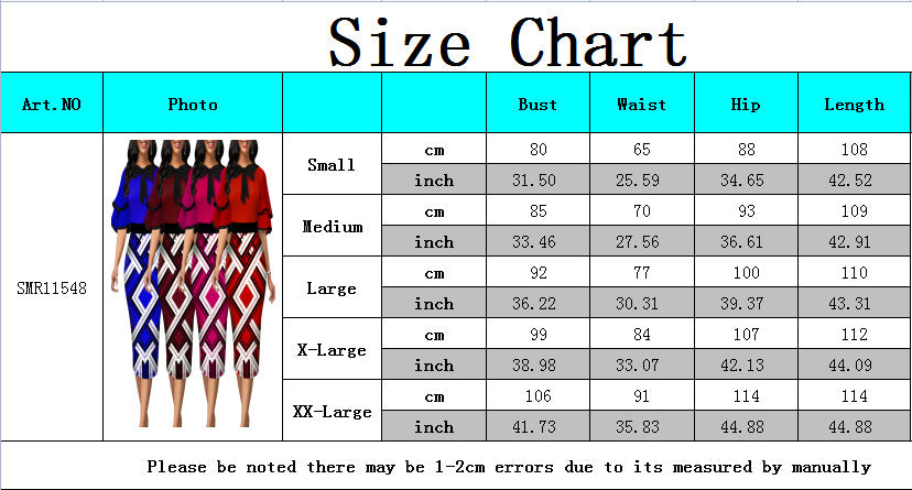 BamBam Sexy Fashion Digital Printing Bow Knot Short Sleeve Women's Dress - BamBam