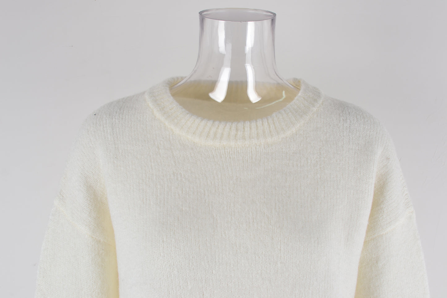 BamBam Women Solid knitting Basic sweater - BamBam