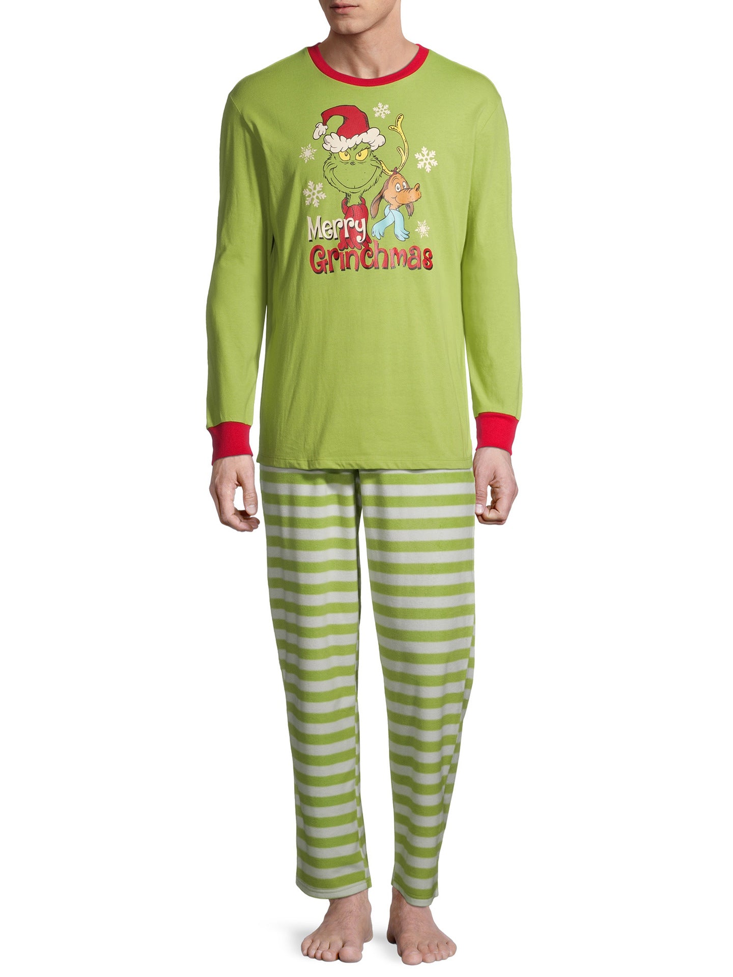 BamBam Parent-Child Autumn Clothing Family Cartoon Christmas Suit Trendy Pajamas - BamBam