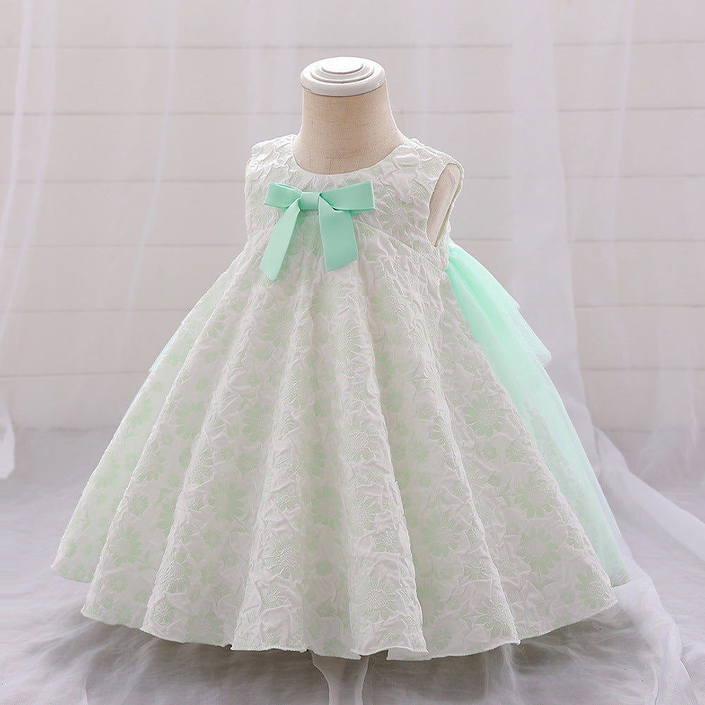 BamBam Girl flower girl princess dress - BamBam