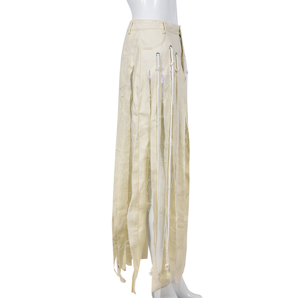 BamBam New Element Women's Fashion Style Hollow Tassel Skirt For Women - BamBam