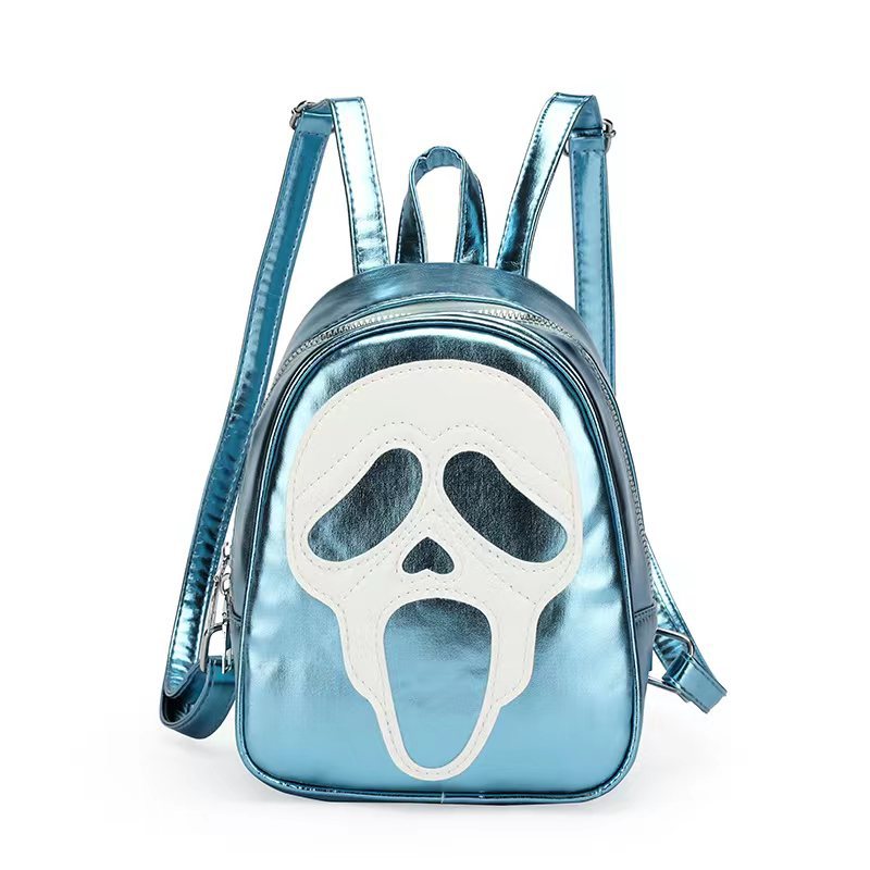 BamBam Skull Bag Women's Bag Autumn Trendy Fashion Versatile Halloween Straps Bag - BamBam