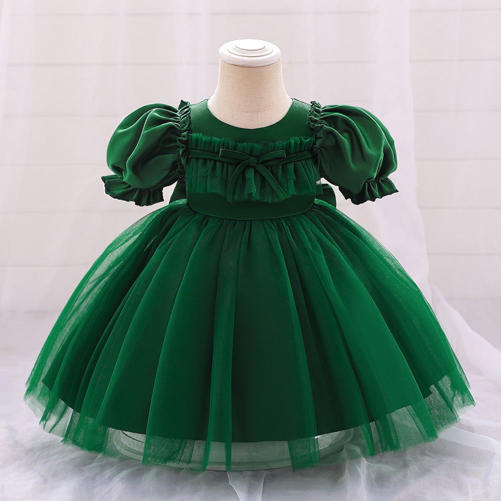 BamBam Girl Puff Sleeve Princess Dress - BamBam