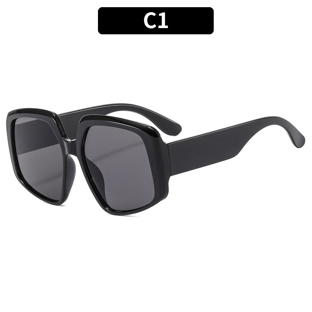 BamBam Irregular sunglasses fashion retro sunglasses ladies modern trendy sunglasses - BamBam