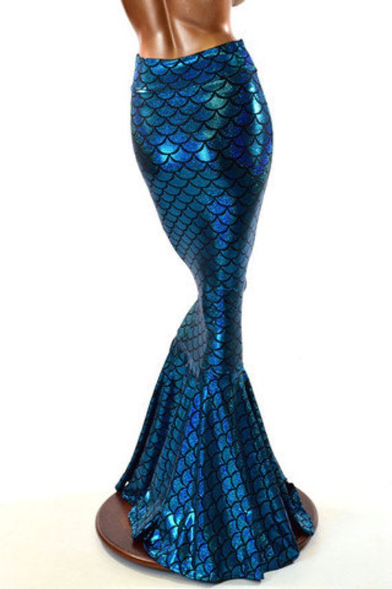 BamBam Sexy Mermaid High Waist Fishtail Skirt - BamBam