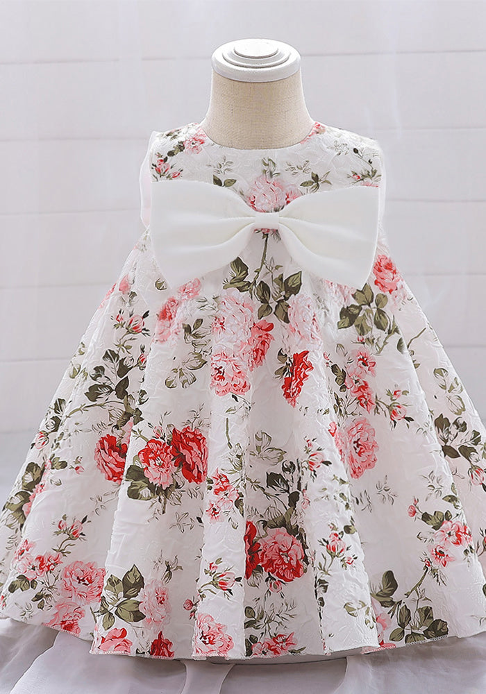 Girl printed princess dress