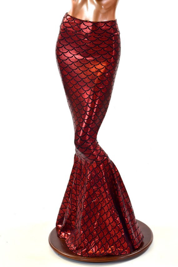 BamBam Sexy Mermaid High Waist Fishtail Skirt - BamBam
