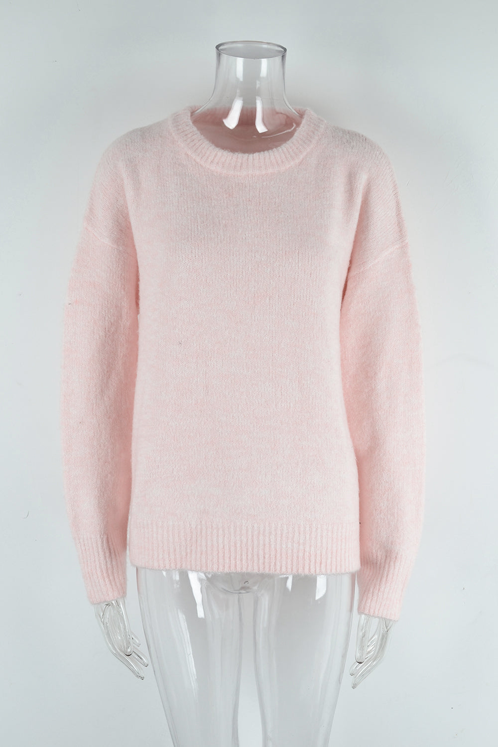 BamBam Women Solid knitting Basic sweater - BamBam