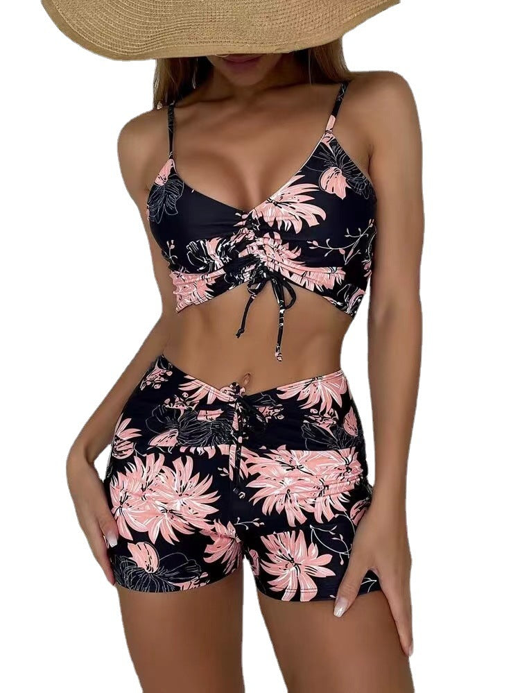 BamBam Women Star Print Two Pieces Swimwear - BamBam