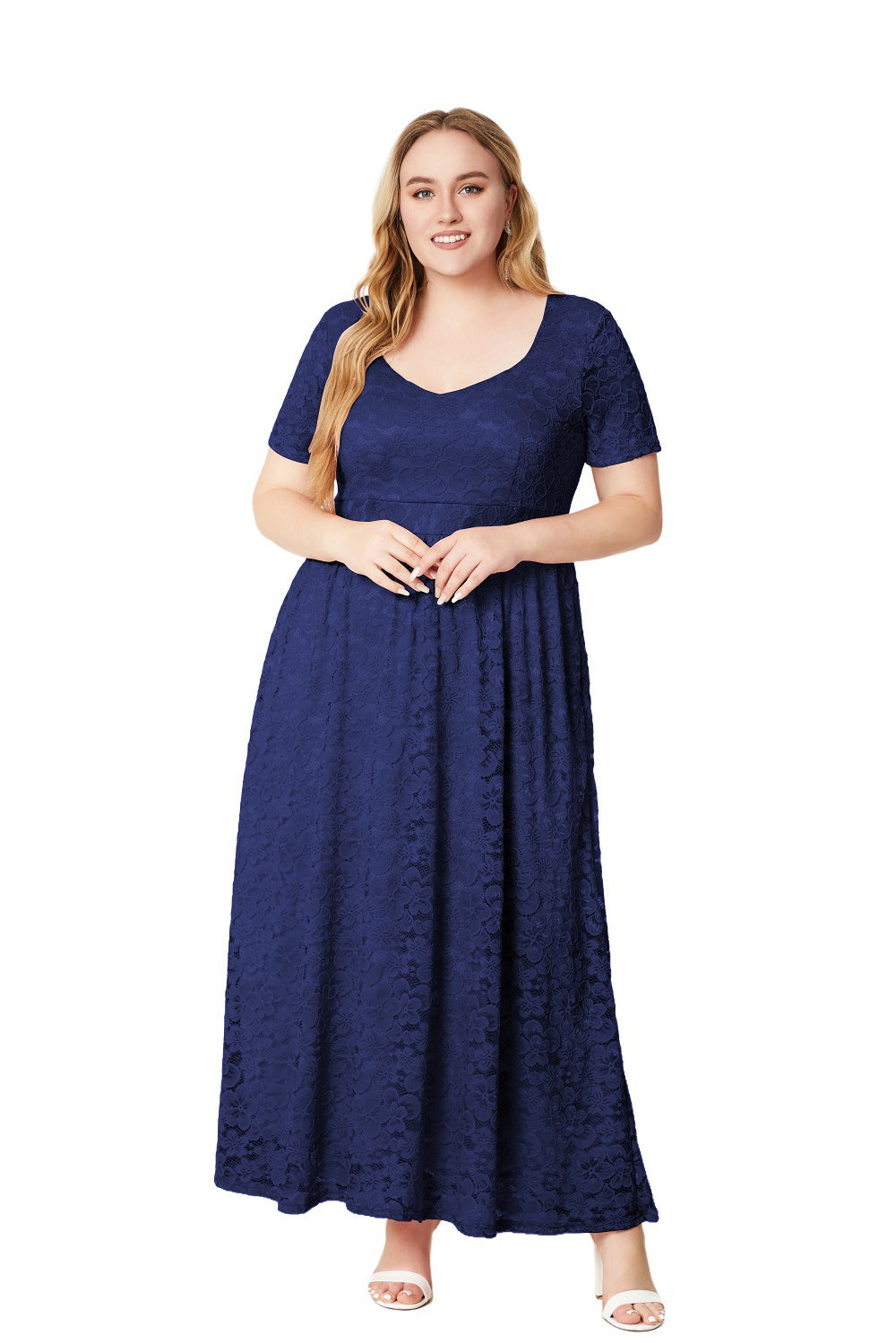 BamBam Plus Size Ladies'lace Dress - BamBam