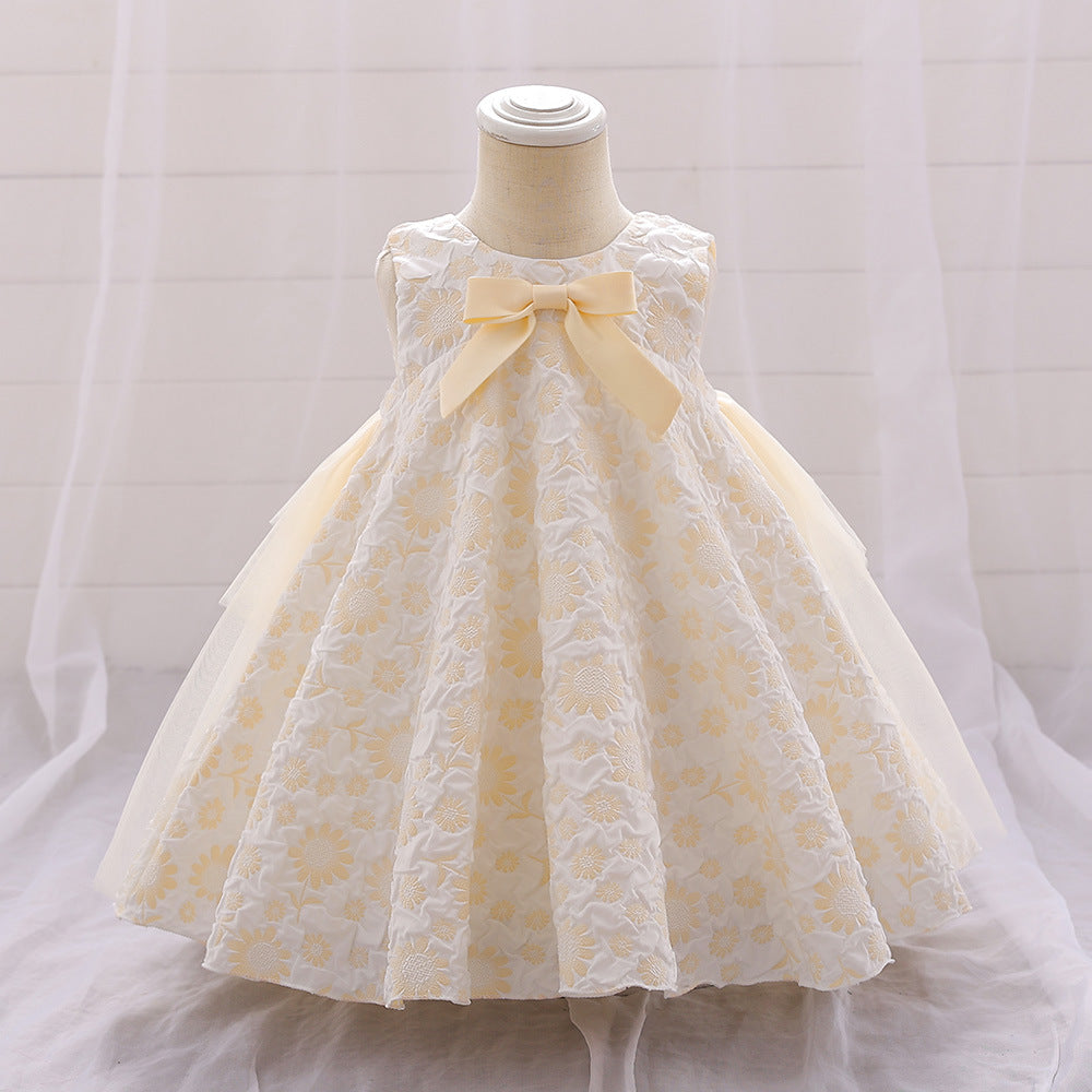 BamBam Girl flower girl princess dress - BamBam