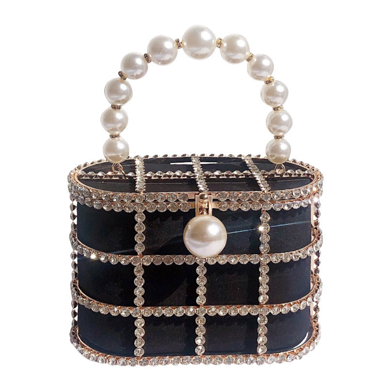 BamBam French Bag Trendy Pearl Bucket Bag Summer Handbag Bag Women'S Bag - BamBam