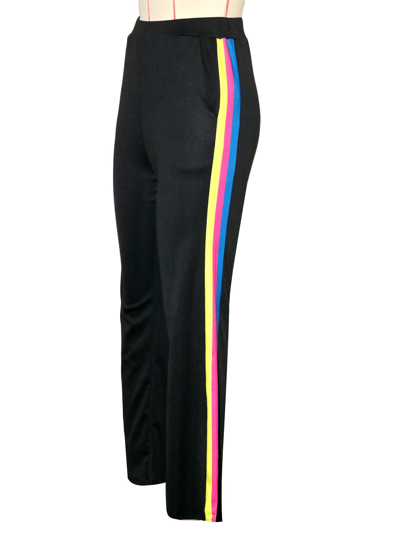 BamBam Color Block Side Stripe Women's Trousers - BamBam
