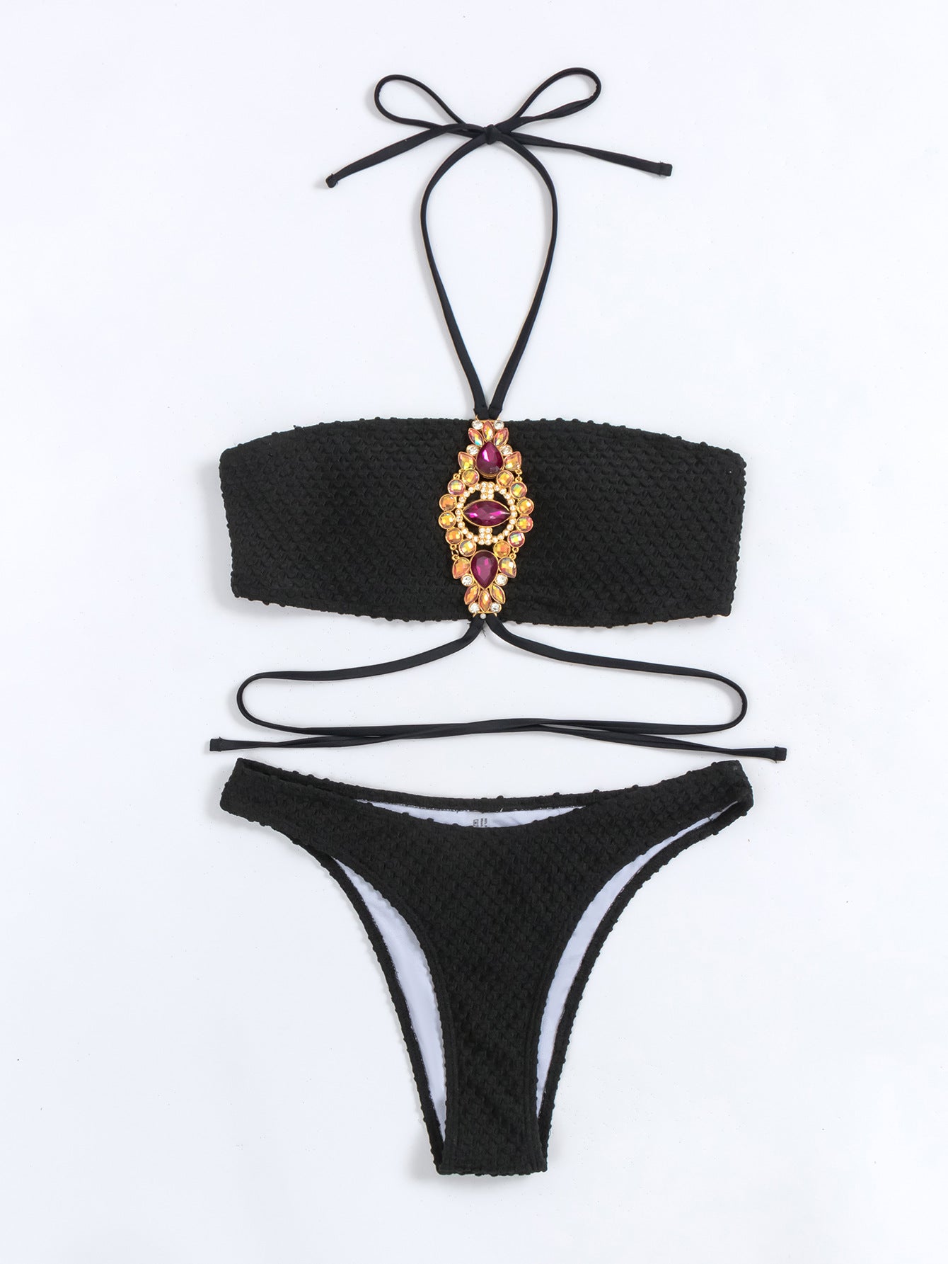 BamBam Diamond Chain Two Pieces Bikini Swimsuit Sexy Women's Swimwear - BamBam