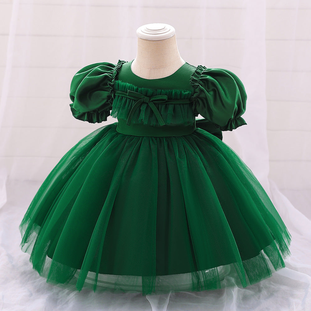 BamBam Girl Puff Sleeve Princess Dress - BamBam