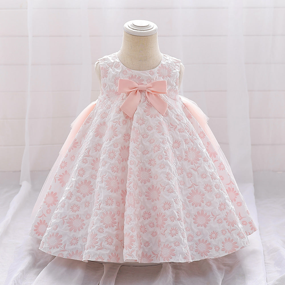 BamBam Girl flower girl princess dress - BamBam