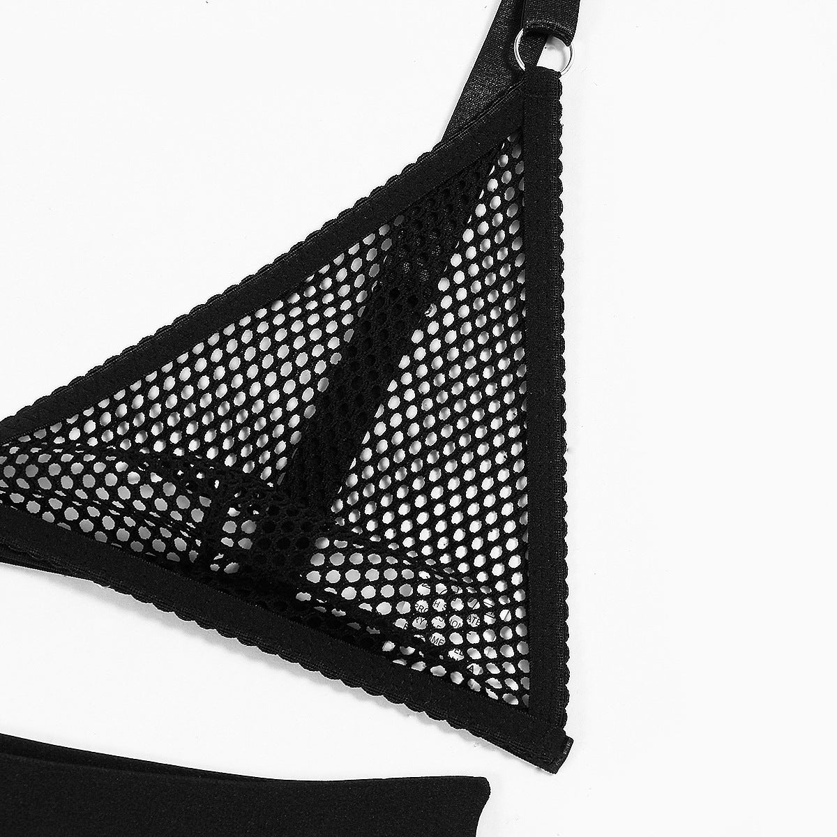 BamBam Women Bra Fishnet Temptation Hollow Sexy Lingerie Set - BamBam