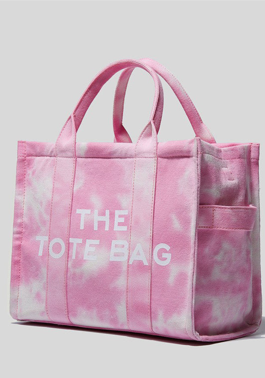 women's dyed handbag canvas shoulder bag tie-dye shopping Messenger bag
