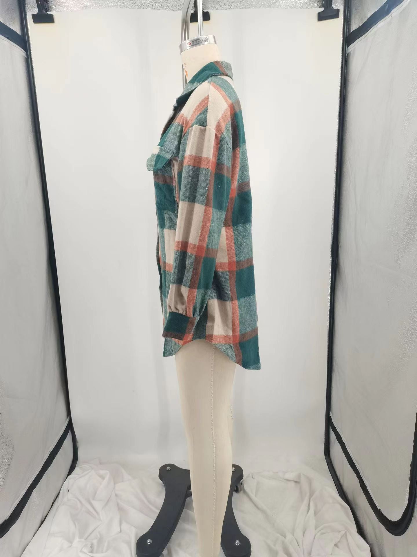 BamBam Women loose plaid shirt - BamBam