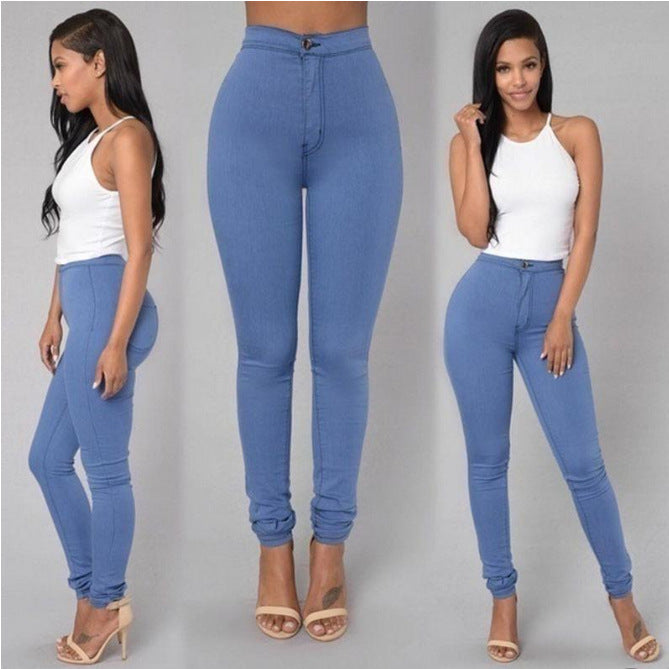 BamBam Women Summer Stretch Candy Casual Jeans - BamBam