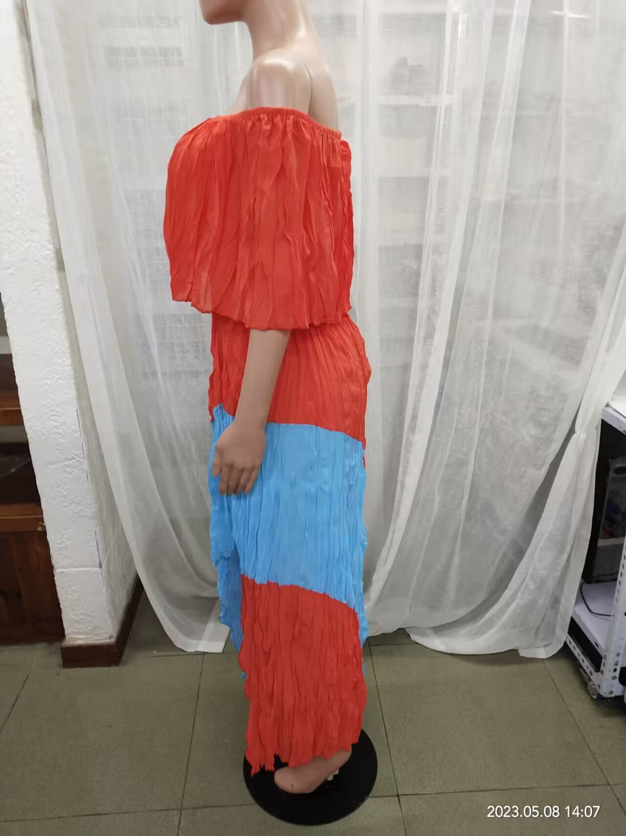 BamBam Plus Size Women Pleated Loose Dress - BamBam